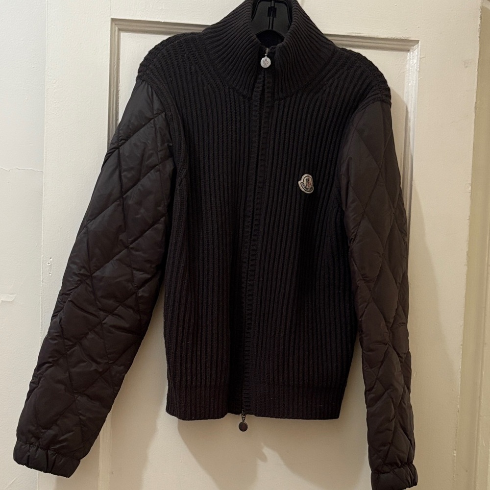 Moncler Men’s Black Quilted Puffer Jacket Size M